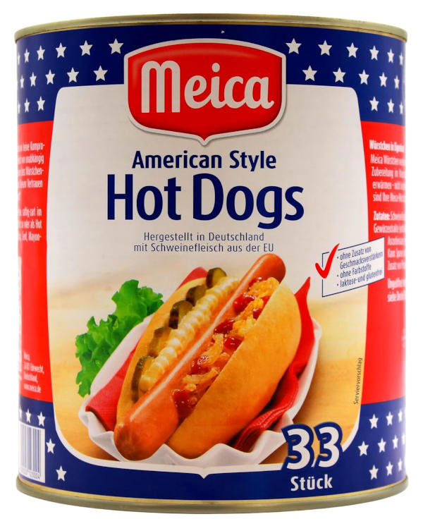 Meica Würstchen HOT DOGS American Style
