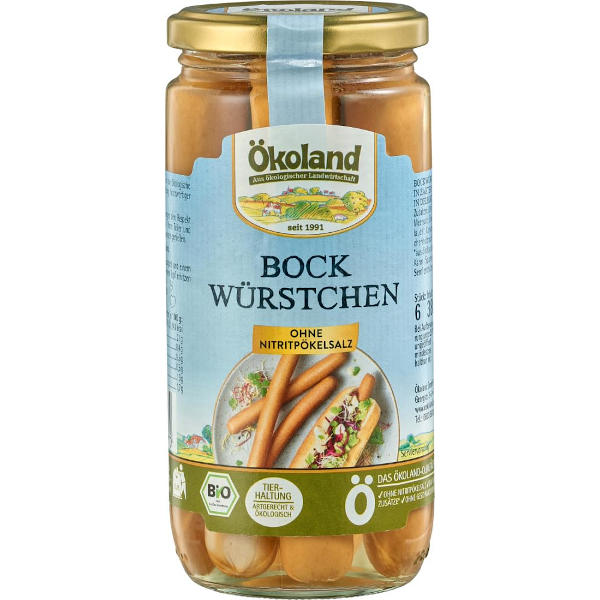 Ökoland Bockwürstchen in zarter Eigenhaut