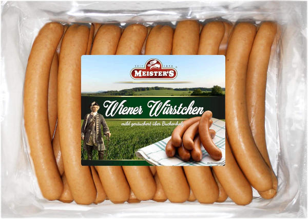 Wiener Würstchen frisch | traditionell Buchenholz geräuchert