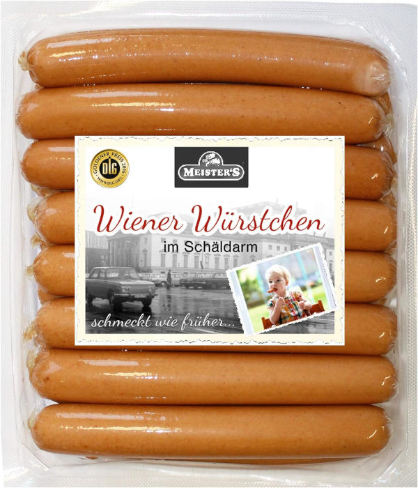 Wiener Würstchen im Schäldarm